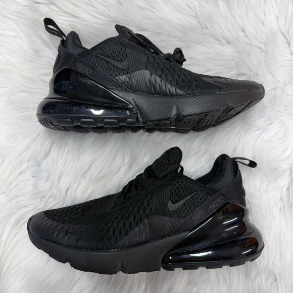 Nike Air Max 270 Black Mens Running AH8050-005 VNDS Sz 6 - Picture 3 of 7